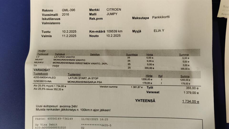 Citroën Jumpy vaihtoauto