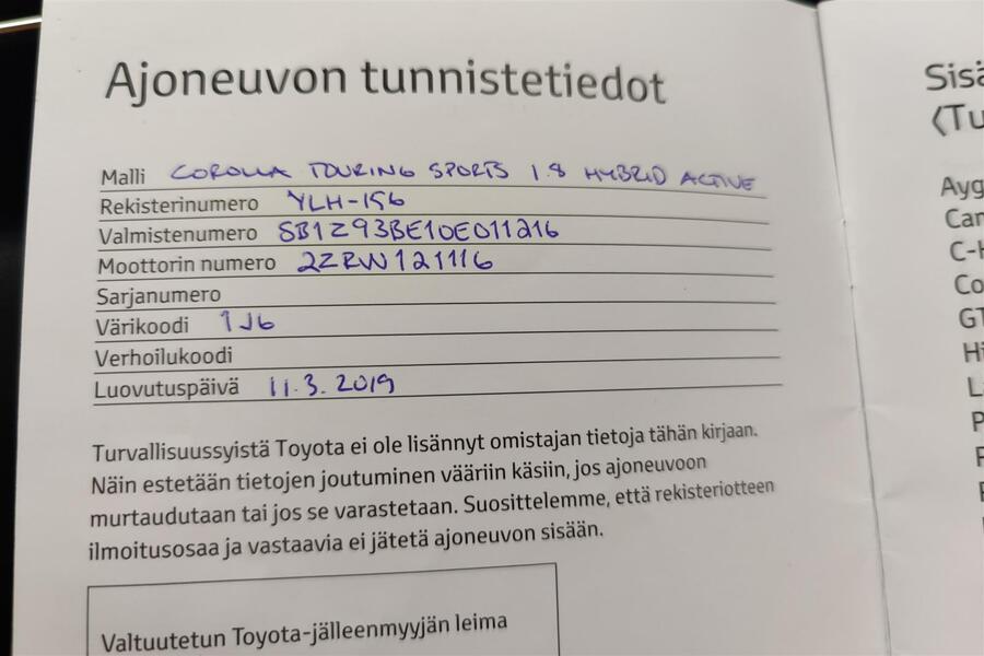 Toyota Corolla vaihtoauto