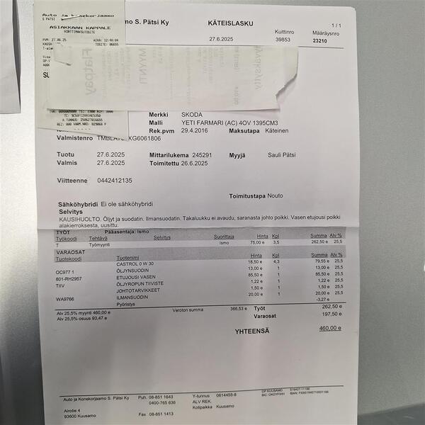 Skoda Yeti vaihtoauto