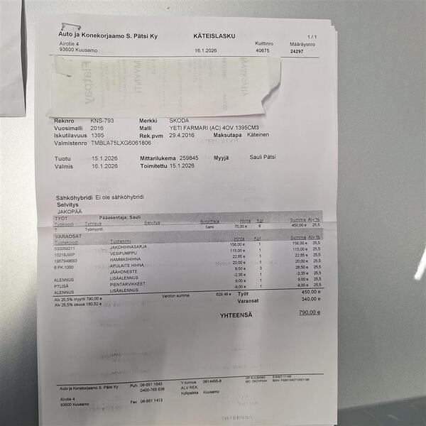 Skoda Yeti vaihtoauto