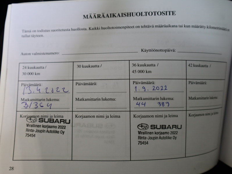 Subaru Outback vaihtoauto