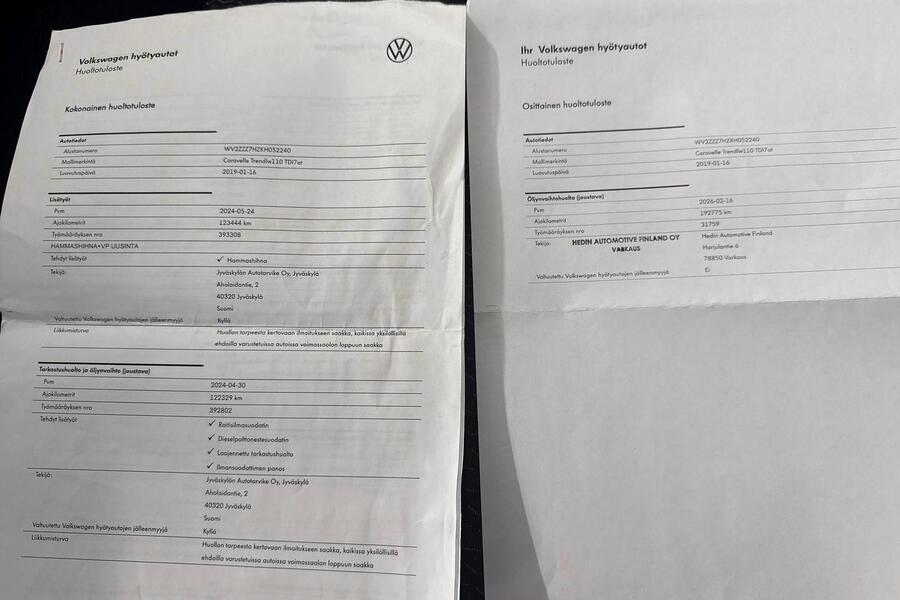 Volkswagen Caravelle vaihtoauto