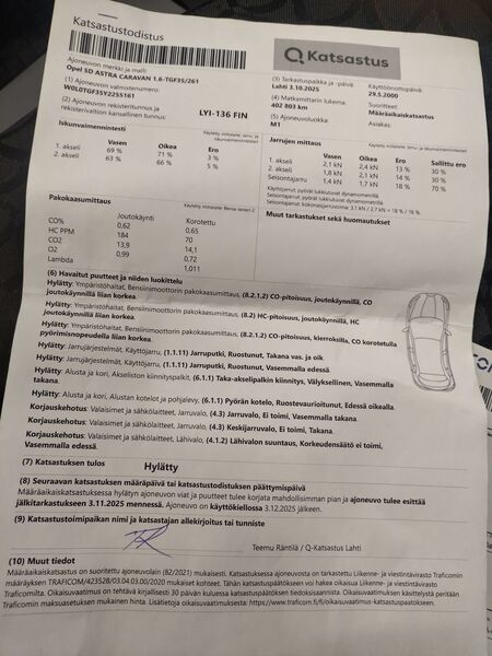 Opel Astra vaihtoauto