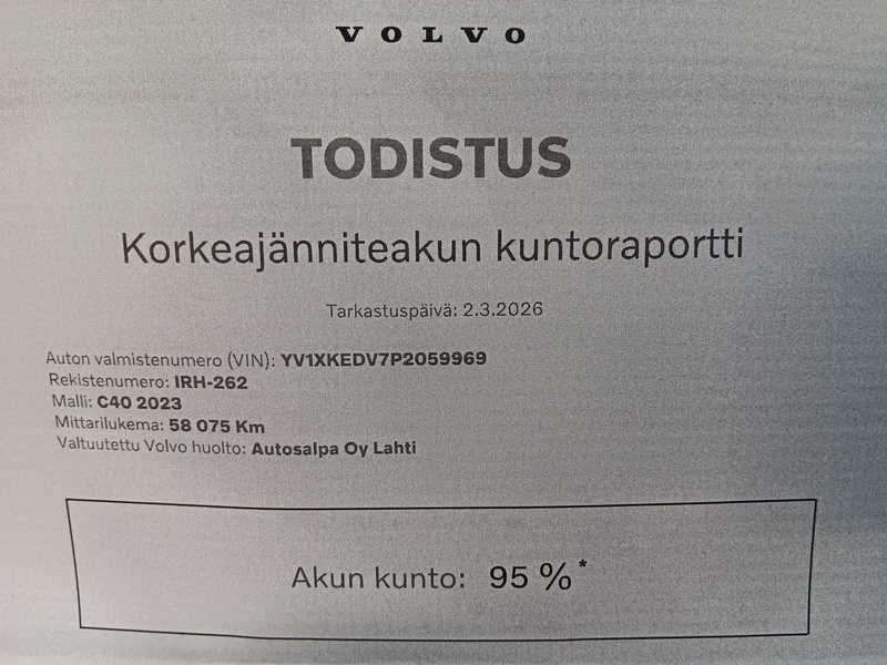 Volvo C40 vaihtoauto