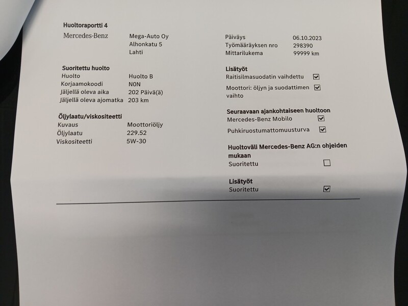 Mercedes-Benz E vaihtoauto