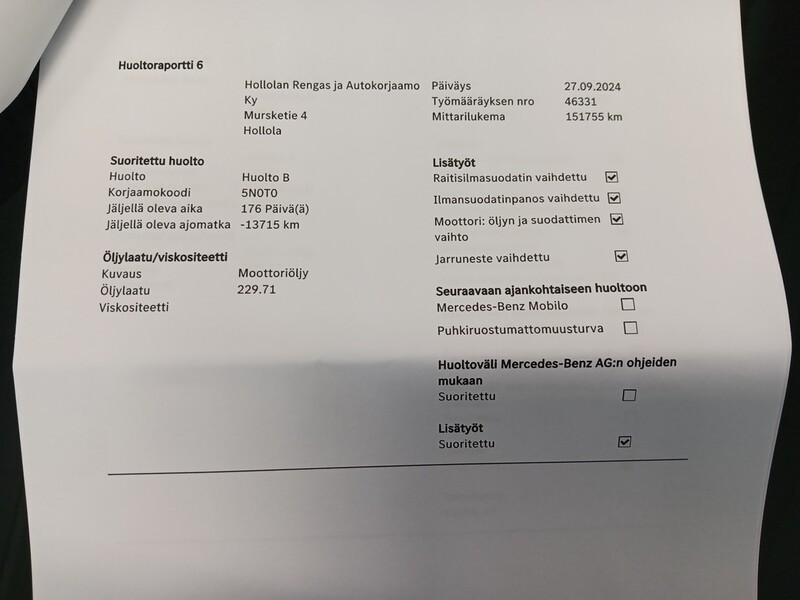 Mercedes-Benz E vaihtoauto