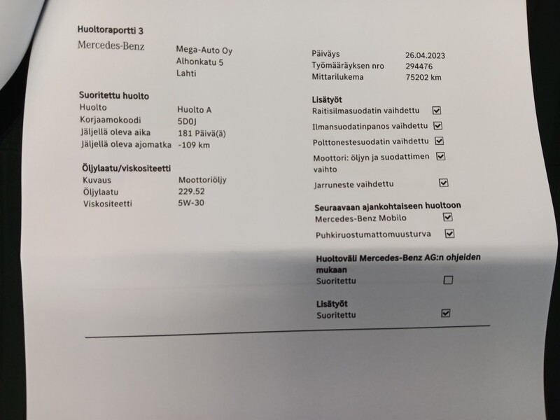 Mercedes-Benz E vaihtoauto