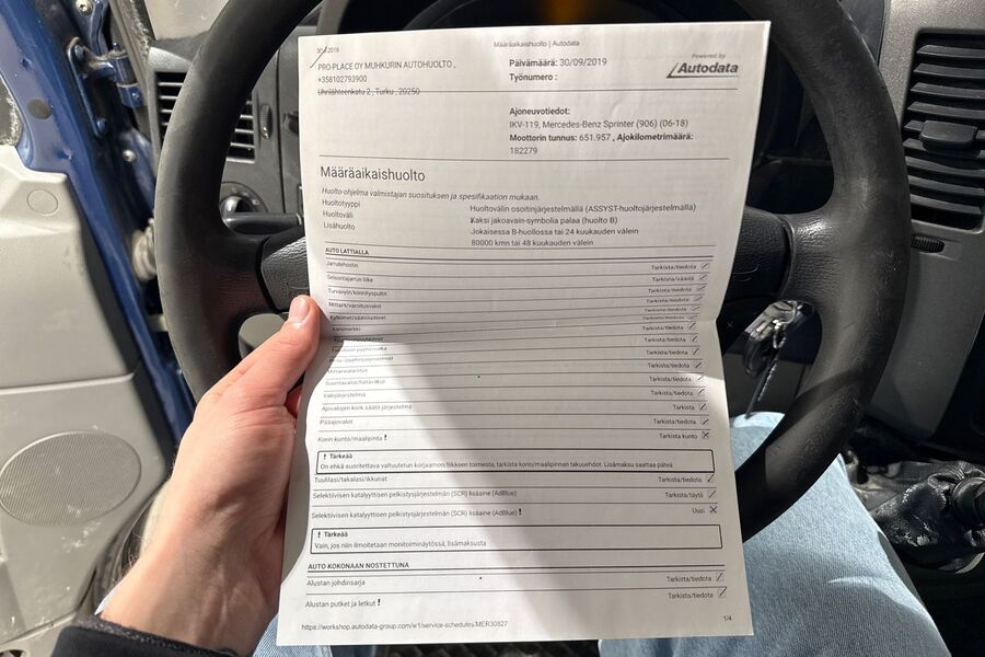 Mercedes-Benz Sprinter vaihtoauto