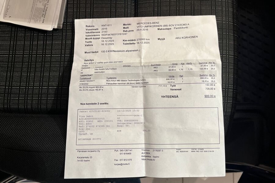 Mercedes-Benz Vito vaihtoauto