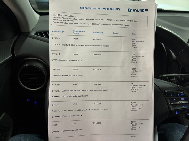 Hyundai Kona vaihtoauto