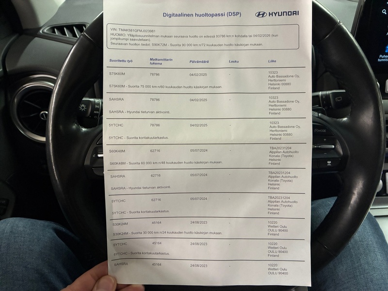 Hyundai Kona vaihtoauto