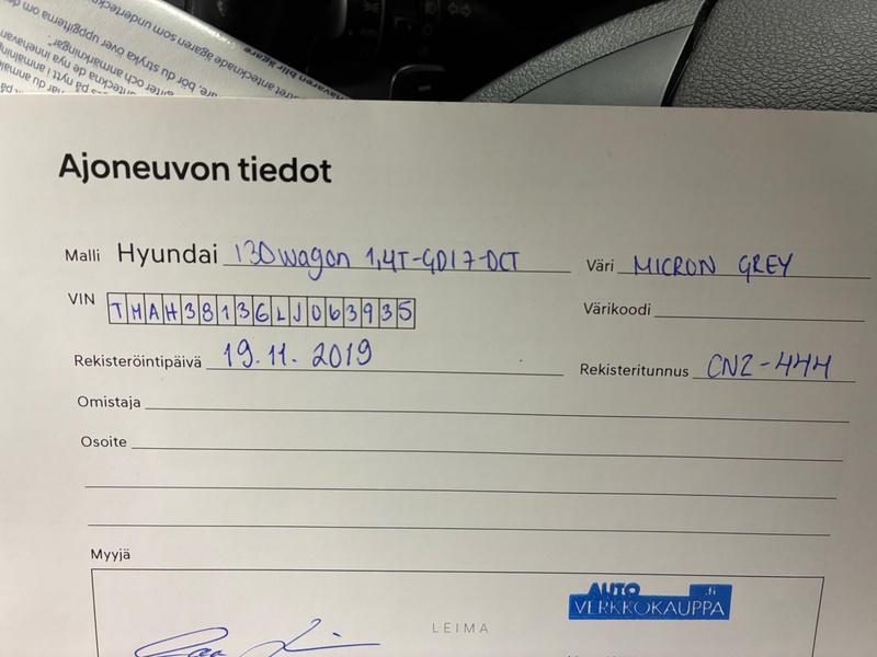 Hyundai i30 Wagon vaihtoauto