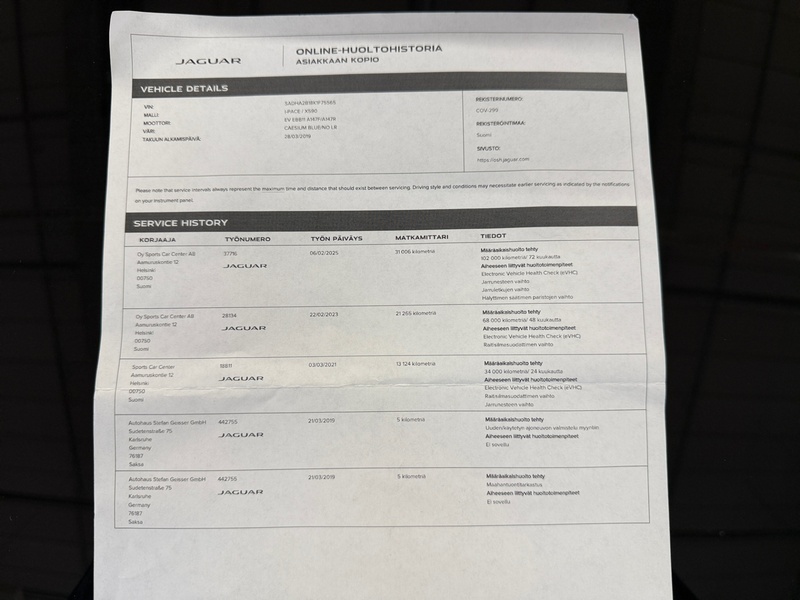 Jaguar I-PACE vaihtoauto