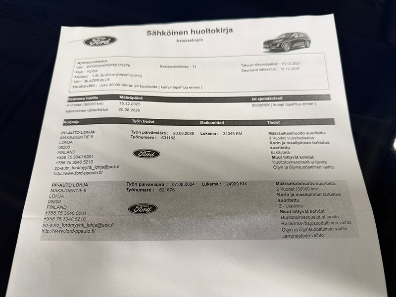 Ford Kuga vaihtoauto