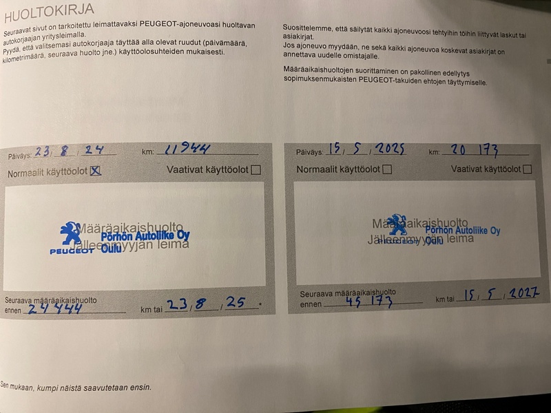 Peugeot e-2008 vaihtoauto