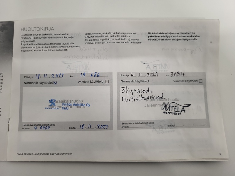 Peugeot 3008 vaihtoauto