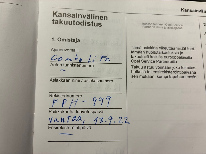 Opel Combo vaihtoauto