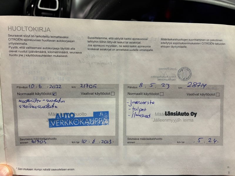 Citroën C3 Aircross vaihtoauto