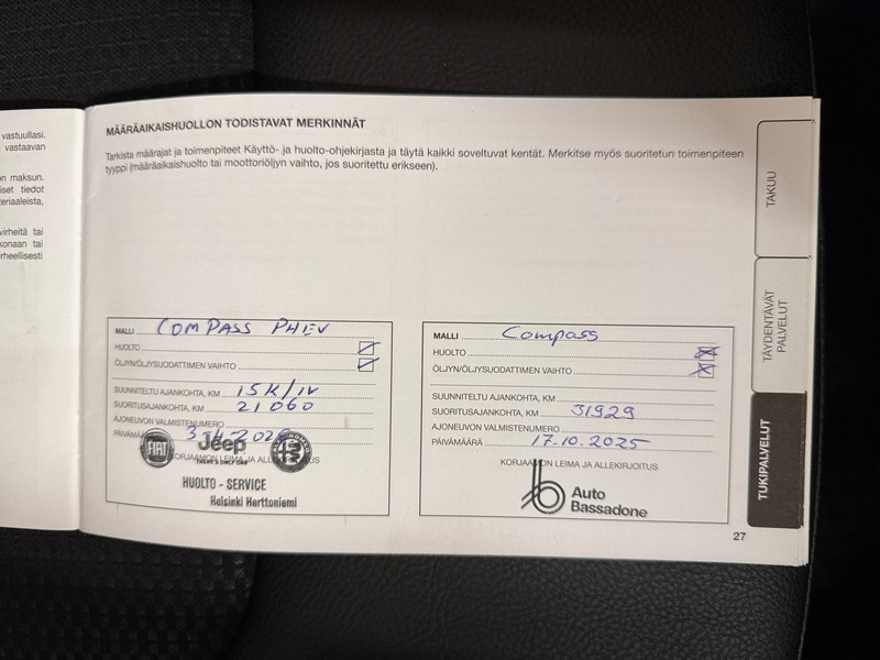 Jeep Compass vaihtoauto