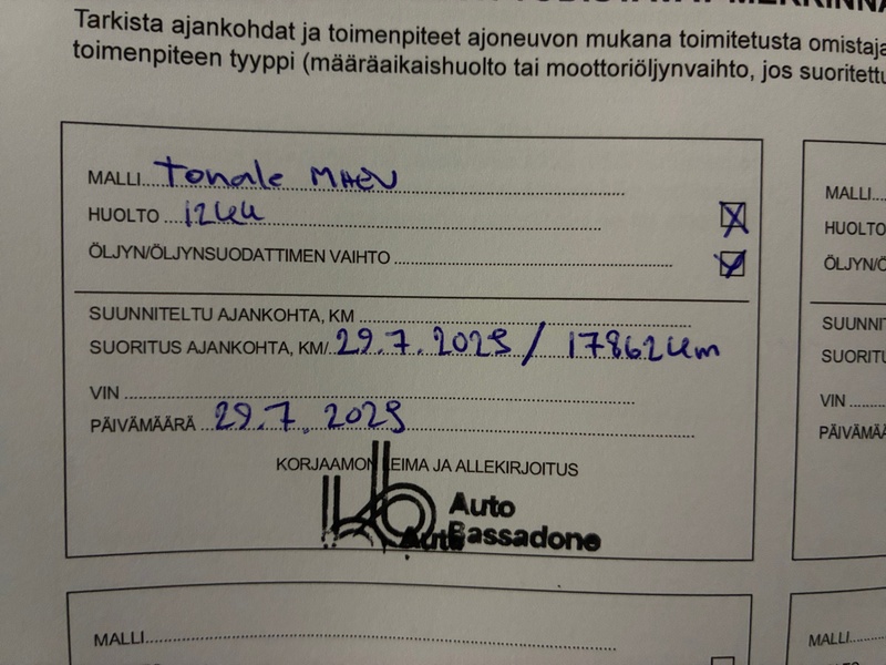 Alfa Romeo Tonale vaihtoauto