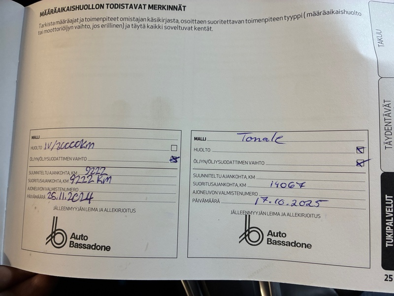 Alfa Romeo Tonale vaihtoauto