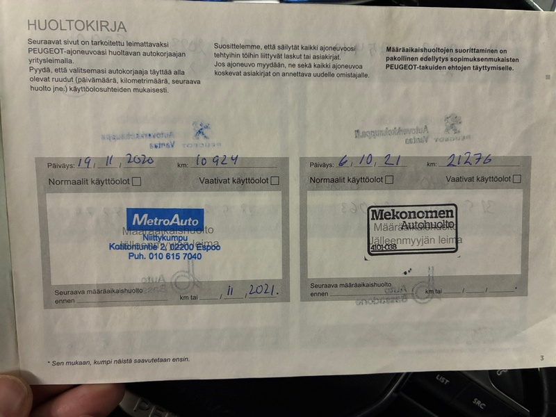 Peugeot 3008 vaihtoauto