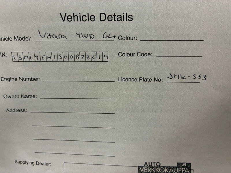 Suzuki Vitara vaihtoauto