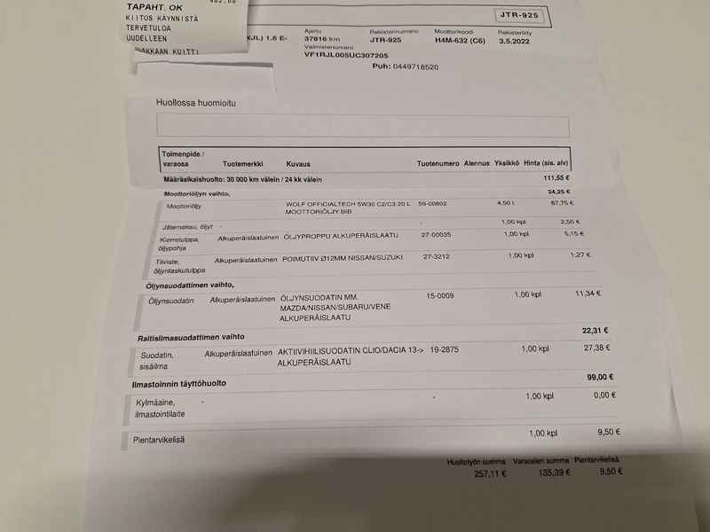 Renault Arkana vaihtoauto