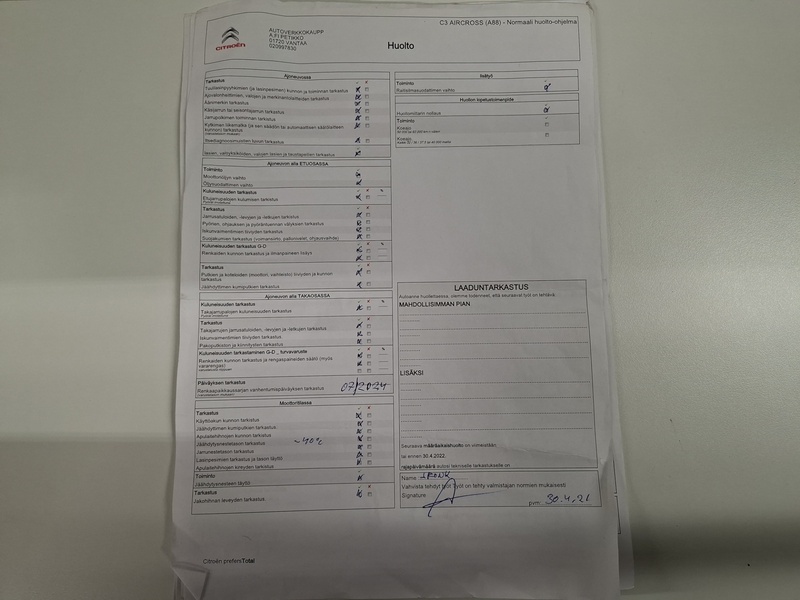 Citroën C3 Aircross vaihtoauto