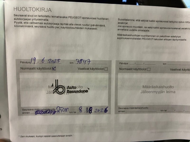 Peugeot E-3008 vaihtoauto