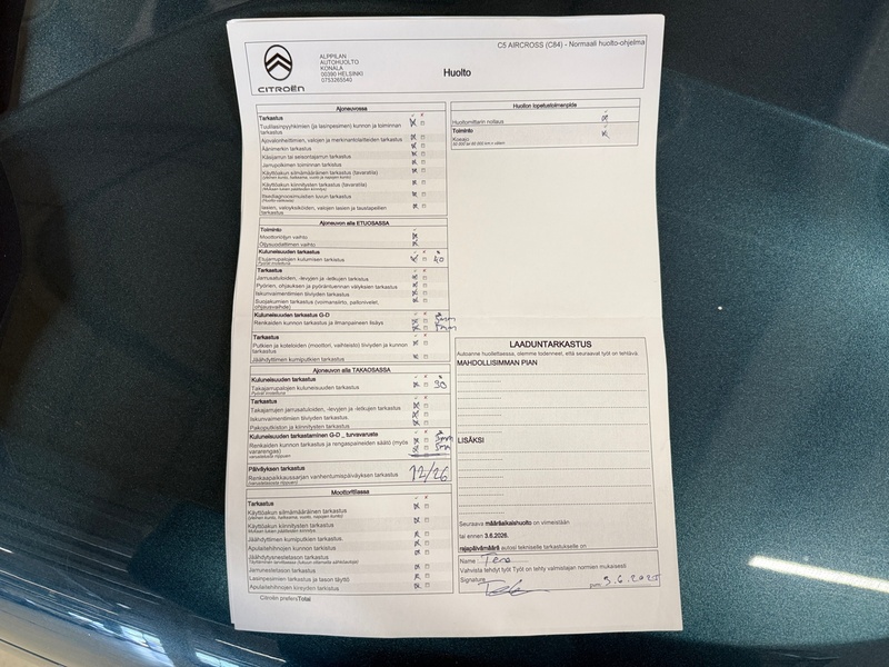 Citroën C5 Aircross vaihtoauto