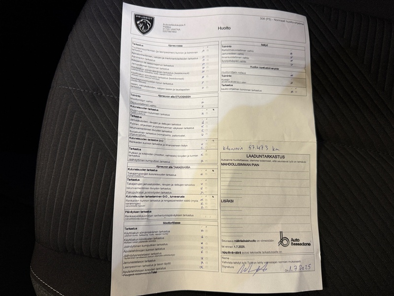 Peugeot 308 vaihtoauto