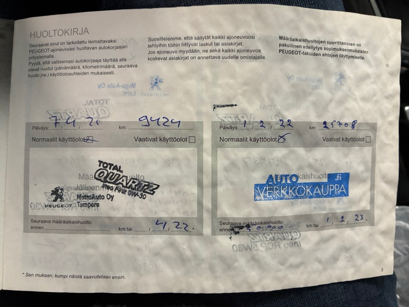 Peugeot 308 vaihtoauto