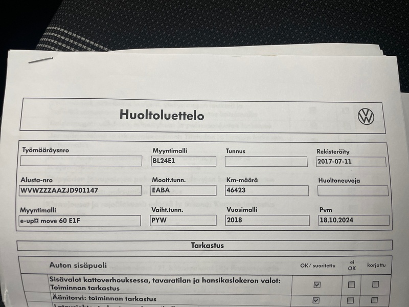 Volkswagen up! vaihtoauto