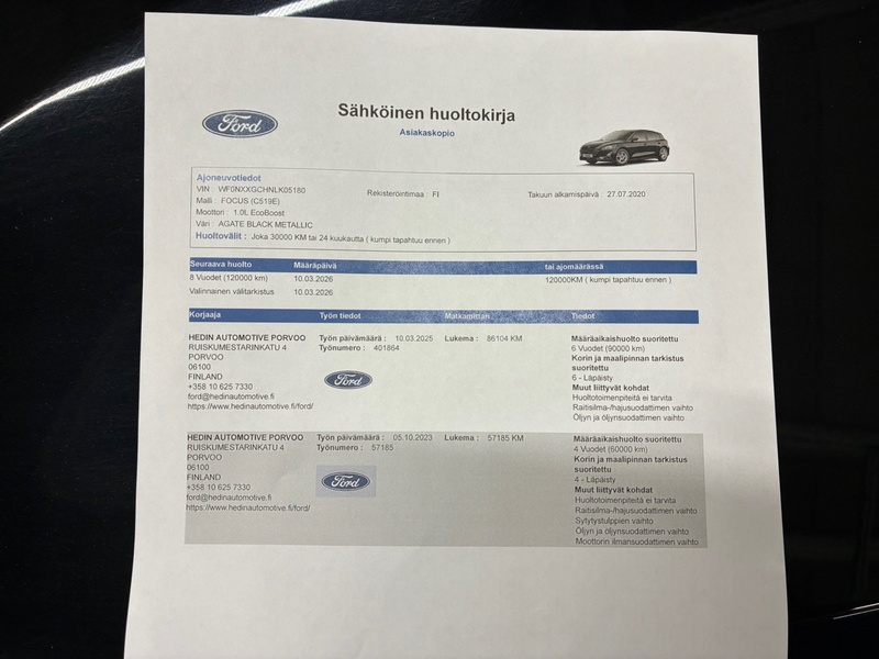 Ford Focus vaihtoauto