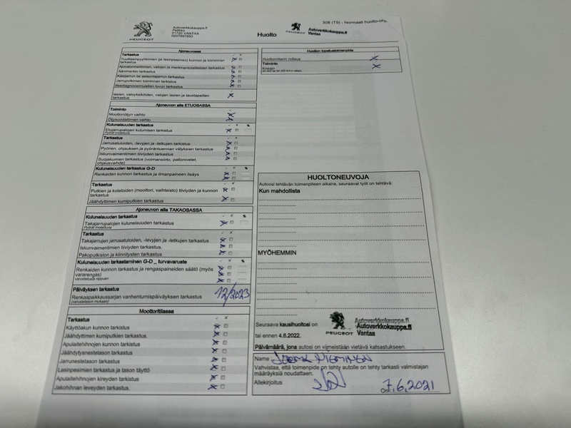 Peugeot 308 vaihtoauto