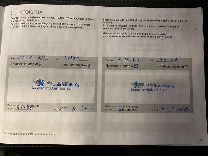 Peugeot 308 vaihtoauto