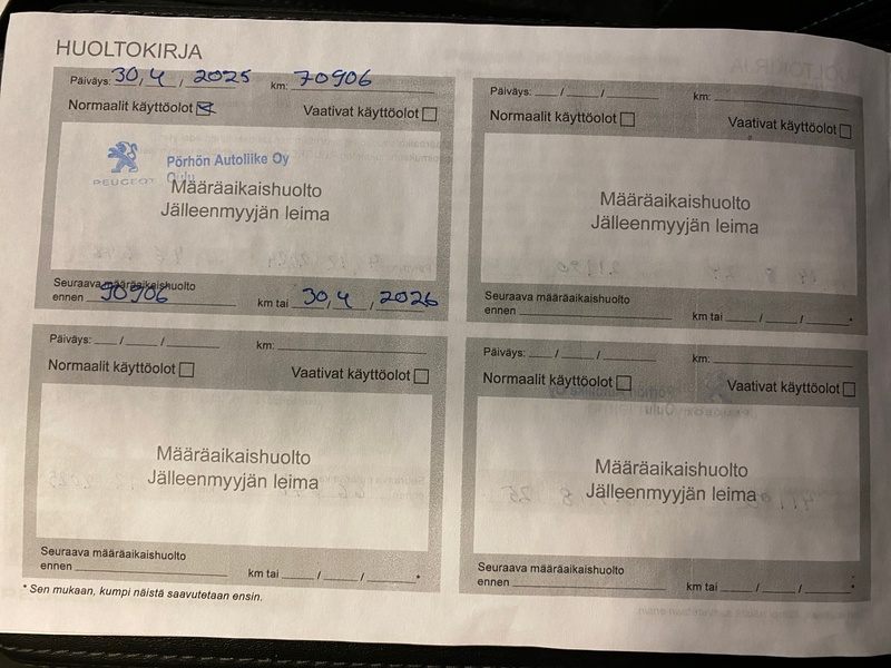 Peugeot 308 vaihtoauto