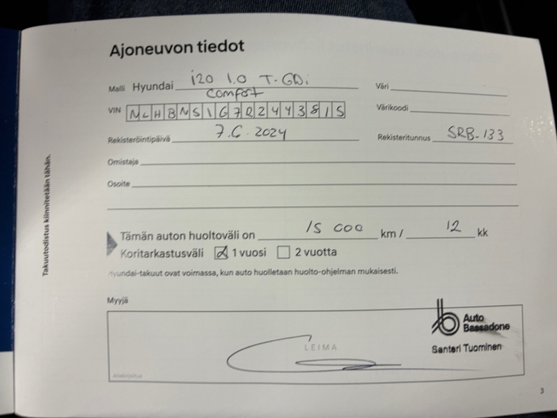 Hyundai i20 Hatchback vaihtoauto