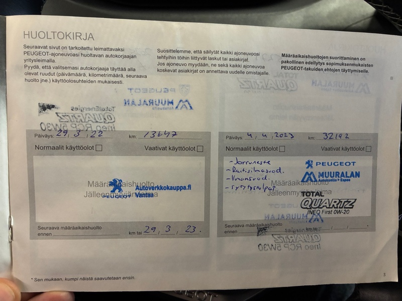 Peugeot 5008 vaihtoauto