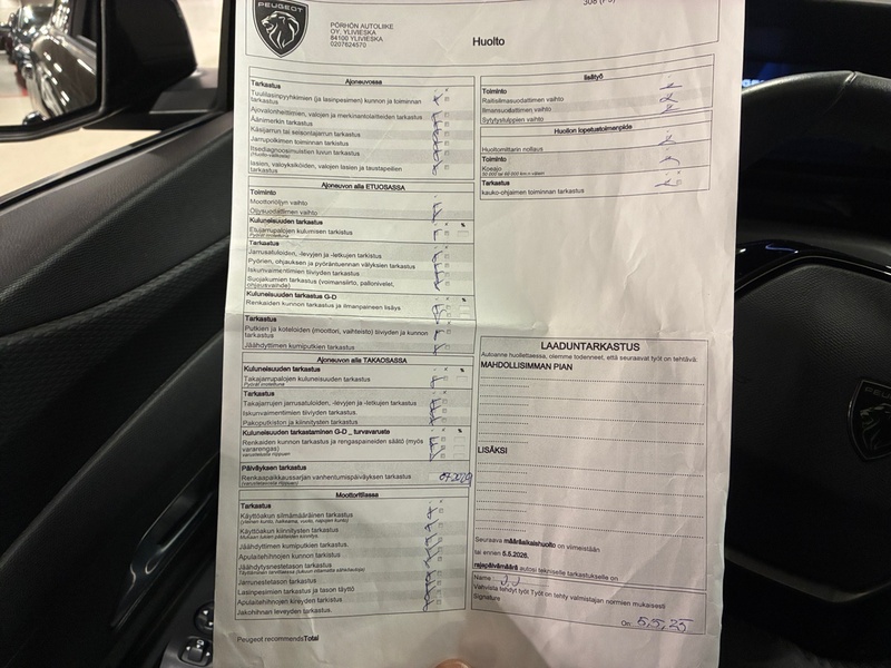 Peugeot 308 vaihtoauto