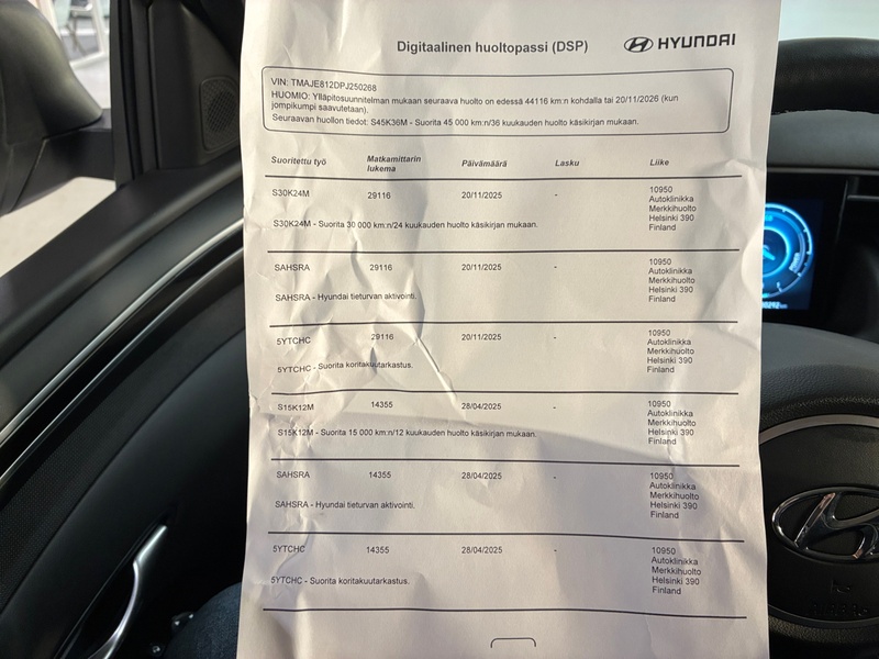 Hyundai Tucson vaihtoauto