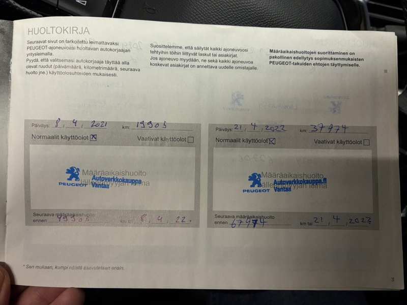 Peugeot 3008 vaihtoauto