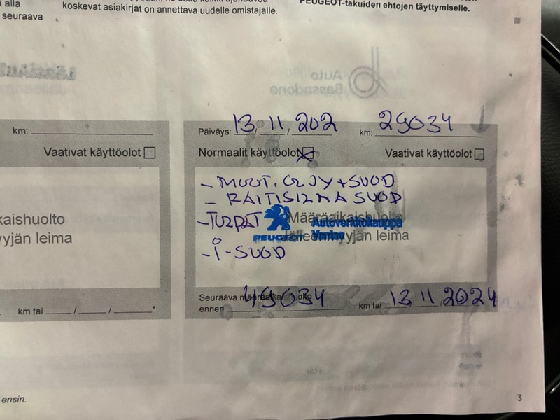 Peugeot 3008 vaihtoauto