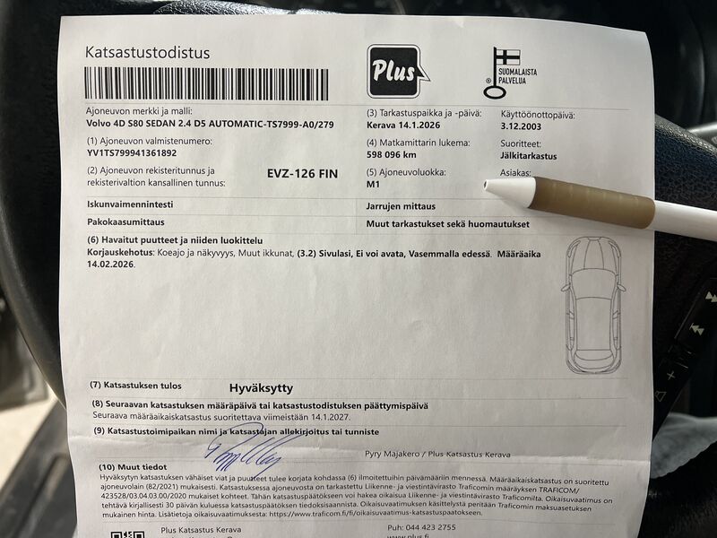 Volvo S80 vaihtoauto